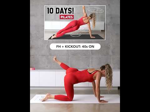The PERFECT FULL BODY Pilates Challenge - Do This for 10 Days! #fullbodyworkout #challenge #pilates thumbnail