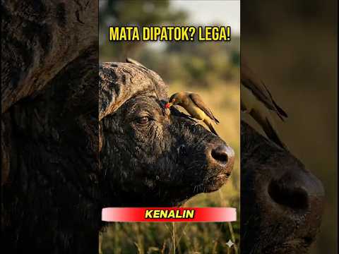 Burung Ini Nekat Patok Mata Kerbau?! 😱 thumbnail