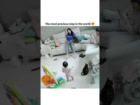 The most precious step in the world 😍 thumbnail