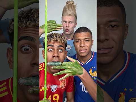 The Green Hand Challenge Got Out of Control 💀 #football #haaland #parody thumbnail