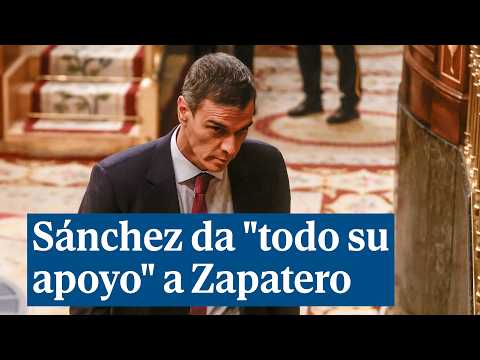 Pedro Sánchez da "todo su apoyo" a Zapatero thumbnail
