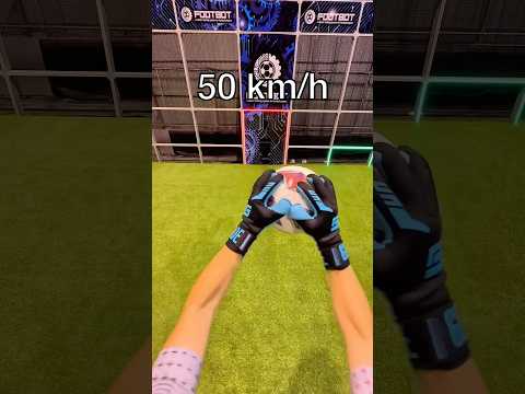 Goalkeeper vs. FOOTBOT: 50 to 90 km/h🏎️ thumbnail