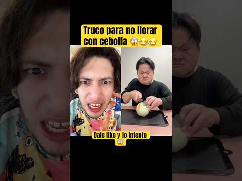 Truco para no llorar con cebolla 😱😂😂 - Hey Crispin #humor thumbnail