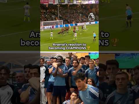 Arsenal Players React To Winning The Premier League 🏆 thumbnail
