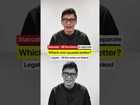 Staccato vs Legato - which one sounds better? thumbnail