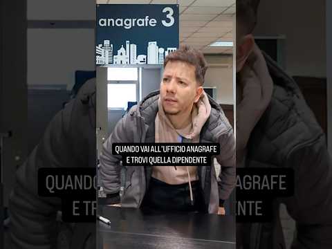 QUANDO VAI ALL’UFFICIO ANAGRAFE #danielecondotta #comedy thumbnail