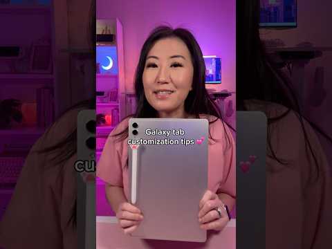 galaxy tab aesthetic 💕 | customization tips ✨ thumbnail