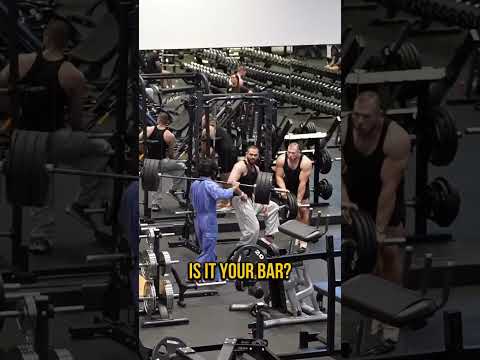 BRO! I'M NOT-A CLEANER Just clean the bar#anatoly #gym #prank thumbnail