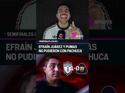 ¡PUMAS PERDIÓ 1-0 ANTE PACHUCA EN LA SEMIFINAL DE IDA DE LA LIGA MX! #Shorts thumbnail