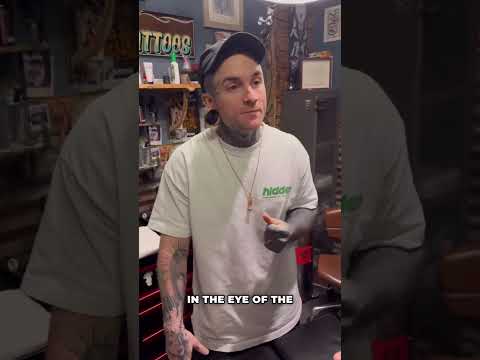 Backwards Stencil #tattoo #tattooartist #shortsviral #fyp #tattoos #tattoohumor #tattooshop thumbnail