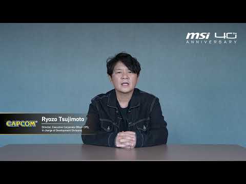 A Special Message from CAPCOM Director, CPO Ryozo Tsujimoto | MSI 40th Anniversary| MSI thumbnail