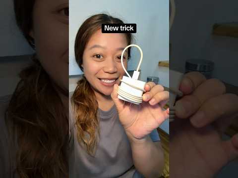 เก็บสายชาร์จง่ายๆ 👍🏼#newtrick #hack #diy #หมูหมีจัดให้ #enjoy thumbnail