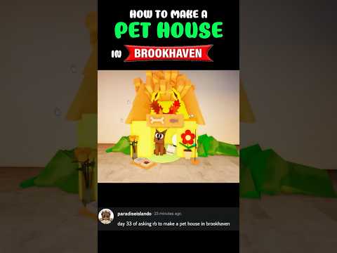How to make a DOG HOUSE IN BROOKHAVEN! thumbnail