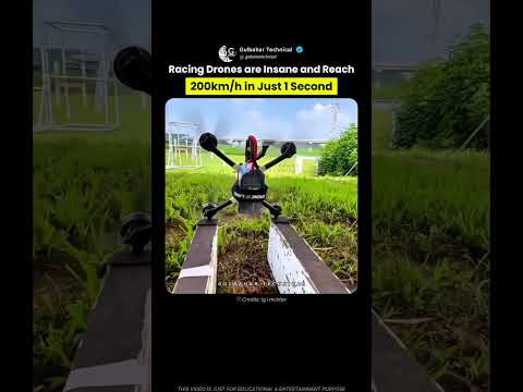 These Racing Drones Hit 200km/h in 1 Second! 🚀😳 thumbnail