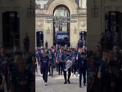 Le PSG arrive avec la Ligue des Champions à l’Elysée. thumbnail