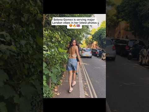 Selena Gomez Living Her Best Life In London 🔥🇬🇧 #selenagomez #london #fyp thumbnail