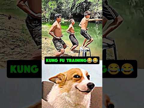 Kung Fu training😂😂 #funny thumbnail