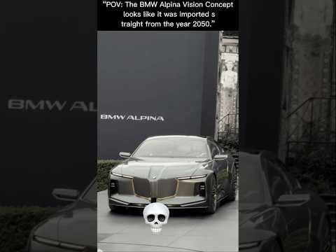 “POV: The BMW Alpina Vision Concept looks like it was imported straight from the year 2050.” thumbnail