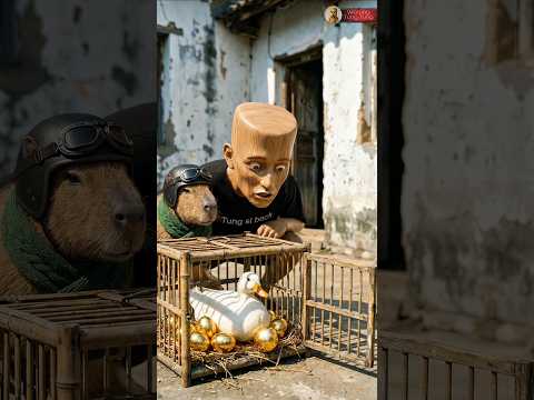 Udin Mencuri Telor Emas Capybara? #shorts #kapybara #tungtungtungsahur thumbnail