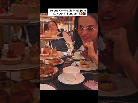 Selena Gomez vibing to House Tour by Sabrina Carpenter🎶✨ #selenagomez #london #fyp thumbnail