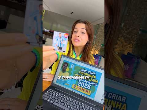 ME TRANSFORMEI EM FIGURINHAS DA COPA DO MUNDO !!  😱 #shorts #copadomundo thumbnail