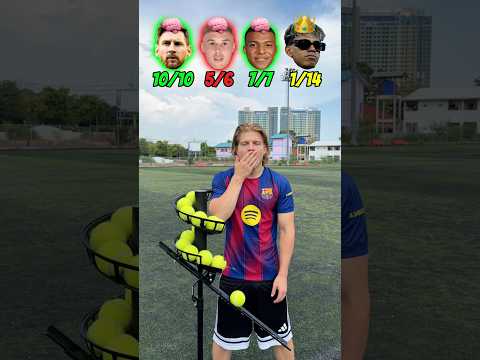 ??FOOTBALLERS IQ VS TENNIS BALLS CHALLENGE | ? WHO WON!? thumbnail
