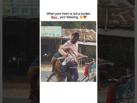 A mother is never a burden, she is love❤️? #mother #love #short thumbnail