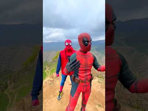Funny video from superheroes? #spiderman thumbnail