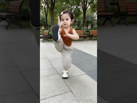 在公园展示下新学的功夫~ #萌娃跳舞 #这样的萌娃你们喜欢吗 #叶问蹲#戏精宝宝 thumbnail