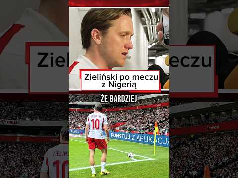 ZIELIŃSKI PO POLSKA - NIGERIA: SZTAB WSZYSTKO POUKŁADA #shorts thumbnail