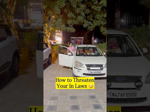 Threaten Your In Laws 🤣 #vijayandvaishu thumbnail