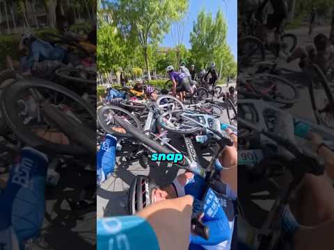 Big Chain Crash In Biker Marathon 💀 thumbnail