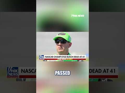BREAKING: NASCAR star Kyle Busch dead at 41 #shorts #news #foxnews #us #fox #media #new thumbnail