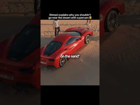 THIS IS WHY YOU SHOULDN'T TAKE A SUPERCAR TO THE DESERT🤯🚫 thumbnail
