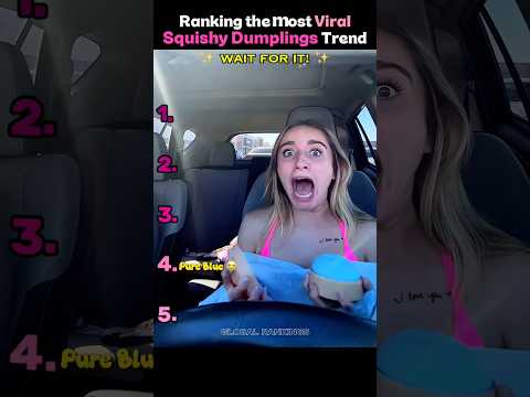 Ranking The Funniest Squishy Dumpling Trend Reactions ?? #shorts #squishy #viral #fyp thumbnail
