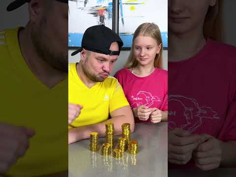 Ate a gold coin 😁 #shorts thumbnail