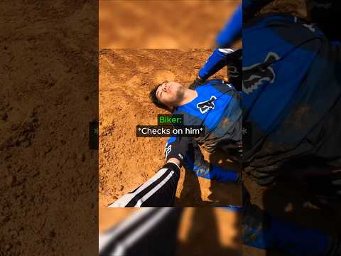 Biker Saves Knocked-Out Rider! ?? thumbnail