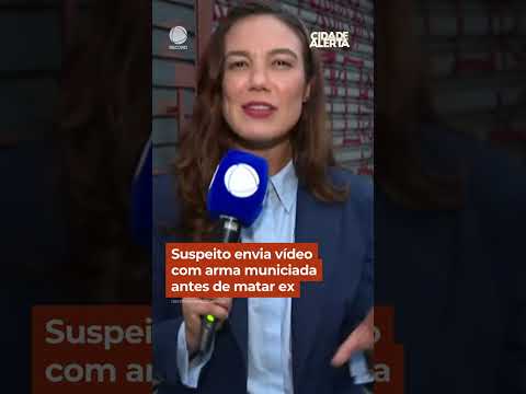 Suspeito envia vídeo com arma municiada antes de matar ex #Shorts #CidadeAlerta thumbnail