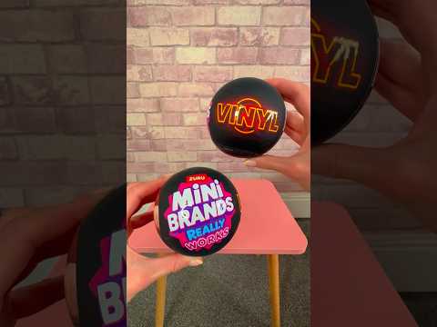 [ASMR] OPENING MY FIRST EVER *VINYL* MINI BRANDS CAPSULE!!😱🎶⁉️ (MUST SEE OMG!!🫢) #Shorts thumbnail