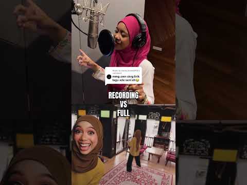 RECORDING vs FULL 'Tak Sabar Nak Raya' Sarah Suhairi thumbnail