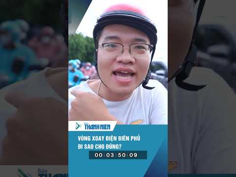 Phân luồng vòng xoay Điện Biên Phủ: Nhiều người lúng túng trong sáng đầu tuần #shorts thumbnail