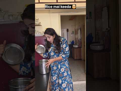 "Rice mai keede nahi lagenge." 😲🤩🤯 #relatable #trending #shorts thumbnail