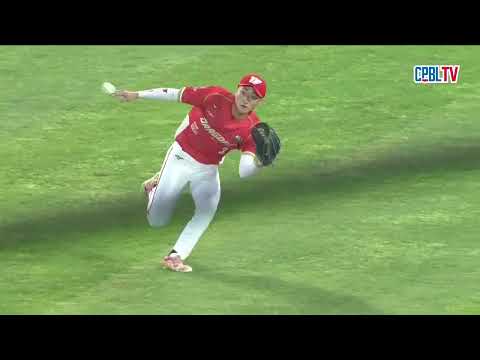 06/03 味全 VS 樂天 一局下，劉子杰在兩出局後安打上壘，但樂天後續無攻勢留下殘壘 thumbnail