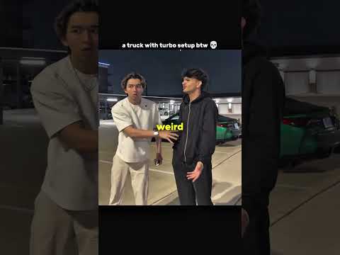 a truck with superchargers #shorts thumbnail