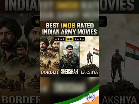 “IMDb’s Best Indian Army Movies ???” #shorts #army https://amzn.to/49PqvTb thumbnail