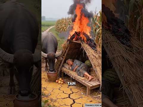 Kerbau kesayangan lari bawa air dan padamkan api😱 thumbnail