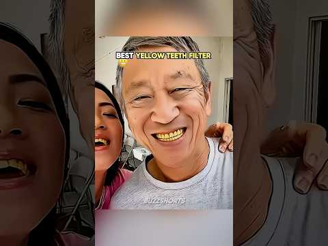 BEST YELLOW TEETH FILTER PRANK ? #shortsfeed #shorts thumbnail