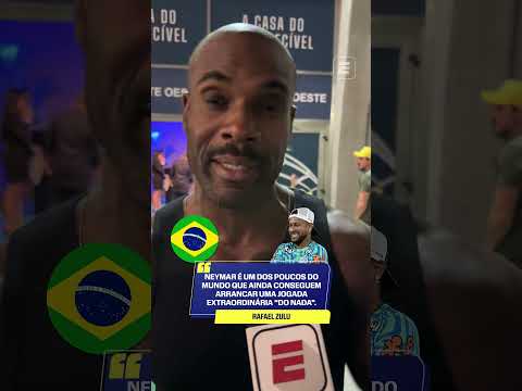 AMIGO PESSOAL DE NEYMAR, O ATOR RAFAEL ZULU FALOU COM A ESPN E EXALTOU O CRAQUE #shorts thumbnail