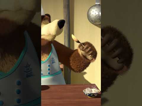 Sabroso 😋👌 #Shorts #mashayelosocastellano #BonAppetit #kids #mashabear #cartoon thumbnail