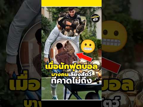 เมื่อนักฟุตบอลบางคนเลี้ยงสัตว์ที่คาดไม่ถึง?? #วิเคราะห์บอลวันนี้ #footballshorts #legend thumbnail